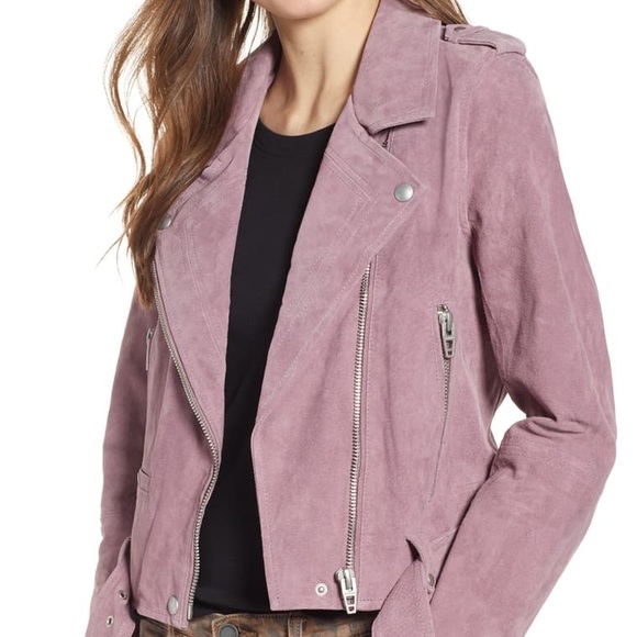 Blank NYC Jackets & Blazers - Blank NYC Lavender Suede Jacket